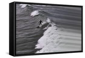 Oceanside Surf I-Lee Peterson-Framed Stretched Canvas