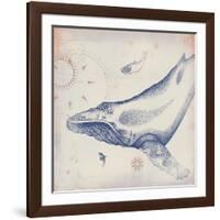 Oceanus Cetacea-Ken Hurd-Framed Giclee Print