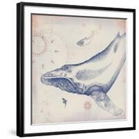 Oceanus Cetacea-Ken Hurd-Framed Giclee Print