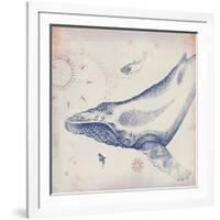 Oceanus Cetacea-Ken Hurd-Framed Giclee Print