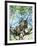 Ocelot in Tree-Pete Oxford-Framed Photographic Print