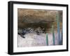 Ocelot Resting in the Shade of a Cave. Arizona, USA-Philippe Clement-Framed Photographic Print