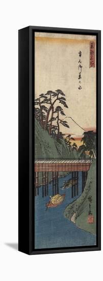 Ochanomizu, C. 1830-1858-Utagawa Hiroshige-Framed Stretched Canvas