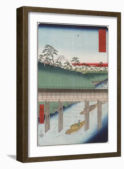 Ochanomizu in the Eastern Capital-Ando Hiroshige-Framed Giclee Print