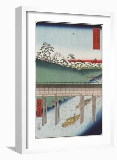 Ochanomizu in the Eastern Capital-Ando Hiroshige-Framed Giclee Print