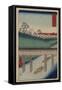 Ochanomizu in the Eastern Capital-Ando Hiroshige-Framed Stretched Canvas