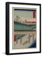 Ochanomizu in the Eastern Capital-Ando Hiroshige-Framed Giclee Print