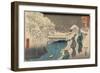 Ochanomizu, November 1853-Utagawa Hiroshige-Framed Giclee Print