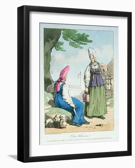 Ocheta Milkcow Woman, 1803-John Augustus Atkinson-Framed Giclee Print