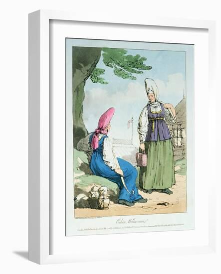 Ocheta Milkcow Woman, 1803-John Augustus Atkinson-Framed Giclee Print