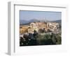 Ochre and Pastels at Sunset, Medieval Hilltop Town, Labin, Istria, Croatia-Ken Gillham-Framed Photographic Print