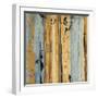 Ochre, Blue Overlay I-Sarah West-Framed Art Print