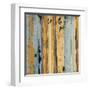 Ochre, Blue Overlay I-Sarah West-Framed Art Print