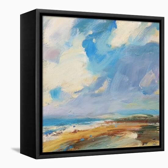 Ochre Sand West Coast-Andrew Kinmont-Framed Stretched Canvas