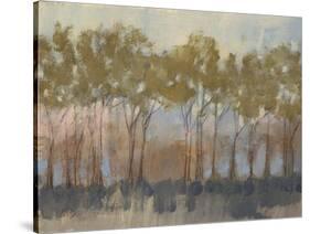 Ochre Treeline I-Jennifer Goldberger-Stretched Canvas