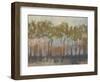 Ochre Treeline I-Jennifer Goldberger-Framed Art Print