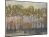 Ochre Treeline I-Jennifer Goldberger-Mounted Art Print