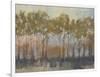 Ochre Treeline I-Jennifer Goldberger-Framed Art Print