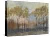 Ochre Treeline II-Jennifer Goldberger-Stretched Canvas