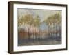 Ochre Treeline II-Jennifer Goldberger-Framed Art Print