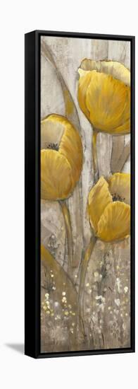 Ochre Tulips II-Tim O'toole-Framed Stretched Canvas