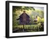 Oconaluftee Village-J.D. Mcfarlan-Framed Photographic Print