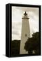 Ocracoke Island Lighthouse-Jason Johnson-Framed Stretched Canvas