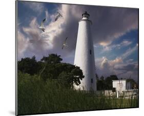 Ocracoke Light I-Steve Hunziker-Mounted Art Print