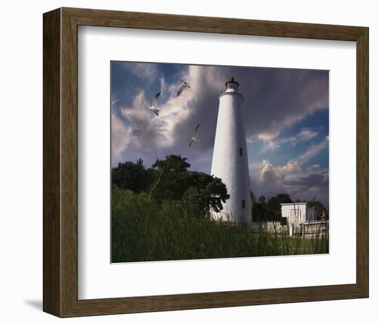 Ocracoke Light I-Steve Hunziker-Framed Art Print