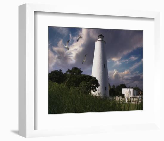 Ocracoke Light I-Steve Hunziker-Framed Art Print