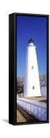 Ocracoke Lighthouse Ocracoke Island, North Carolina, Usa-null-Framed Stretched Canvas