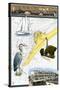 Ocracoke, Outer Banks, North Carolina - Nautical Chart-Lantern Press-Stretched Canvas