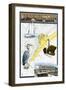 Ocracoke, Outer Banks, North Carolina - Nautical Chart-Lantern Press-Framed Art Print