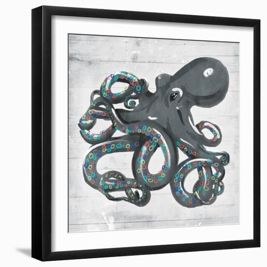 Octo Rings-OnRei-Framed Art Print