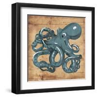 Octo Rings-OnRei-Framed Art Print