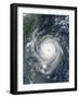 October 1, 2005, Typhoon Longwang Approaching Taiwan-Stocktrek Images-Framed Photographic Print