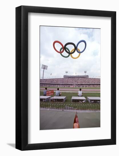 October 12 1968: 19th Olympic Games Opening Ceremony, Mexico-Art Rickerby-Framed Premium Photographic Print