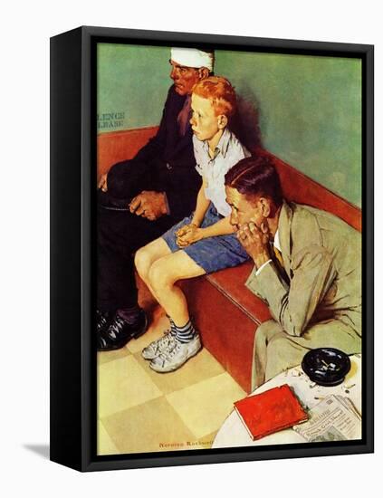 October 16,1937-Norman Rockwell-Framed Stretched Canvas