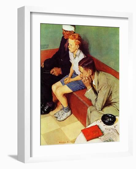 October 16,1937-Norman Rockwell-Framed Giclee Print