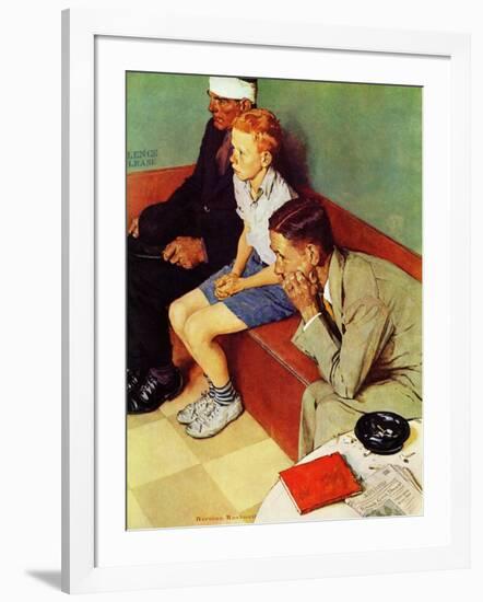 October 16,1937-Norman Rockwell-Framed Giclee Print