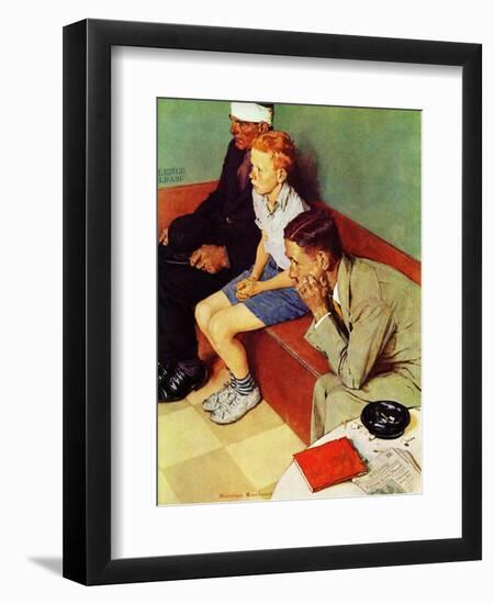 October 16,1937-Norman Rockwell-Framed Premium Giclee Print
