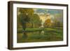 October, 1882-86, by George Inness, 1825-1894, American landscape painting,-George Inness-Framed Art Print