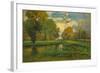 October, 1882-86, by George Inness, 1825-1894, American landscape painting,-George Inness-Framed Art Print