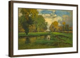 October, 1882-86, by George Inness, 1825-1894, American landscape painting,-George Inness-Framed Art Print