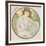 October, 1899 (Detail)-Alphonse Mucha-Framed Giclee Print