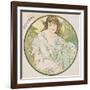 October, 1899 (Detail)-Alphonse Mucha-Framed Giclee Print