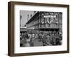 October 1947 Dodger Baseball Fans Pour into Main Entrance Ebbets Field Brooklyn-null-Framed Photographic Print