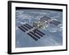 October 2006, Computer Generated Artist's Rendering of the Completed International Space Station-Stocktrek Images-Framed Photographic Print