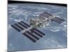 October 2006, Computer Generated Artist's Rendering of the Completed International Space Station-Stocktrek Images-Mounted Photographic Print