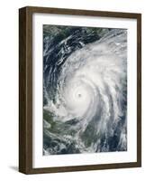 October 21, 2005, Hurricane Wilma Over Mexico-Stocktrek Images-Framed Photographic Print